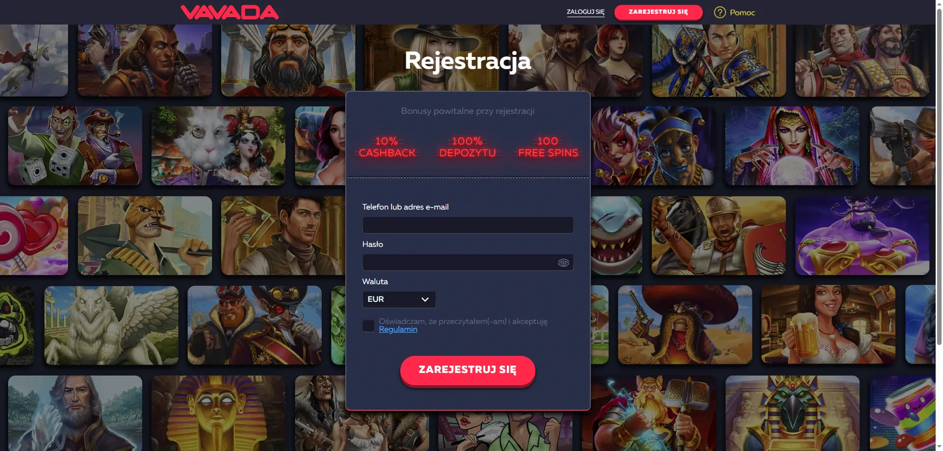 Rejestracja w Vavada Casino – krok po kroku dla graczy z Polski