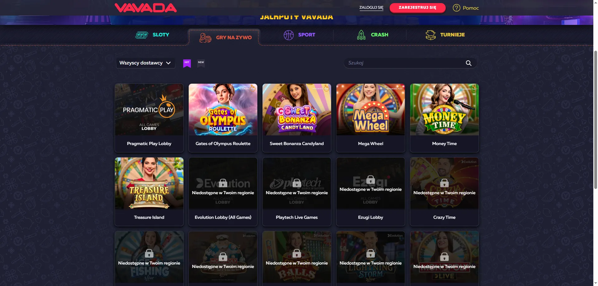 Vavada Casino na żywo – stoły z prawdziwymi krupierami